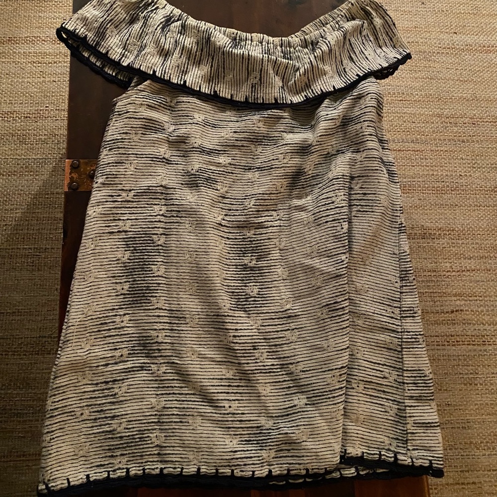 DRA for Anthroplogie Cotton off the shoulder Shift dress